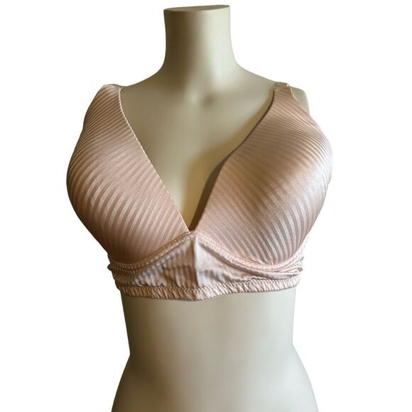 ADRIENNE‎ VITTADINI LIGHT PINK  FULL COVERAGE NO WIRE SIZE 38DD BRA - Picture 11 of 11